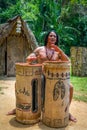 Taino indian performance near Indian Cave Cuba